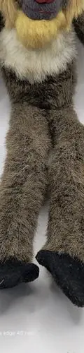 Mandril Colgante Vintage K&m International Mono Felpa 46cm Gris — Coleccionables vintage (foto 4)