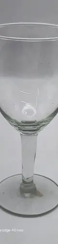 Copa Para Vino/agua De Cristal Liso Vintage 150ml Transparente — Decoración vintage