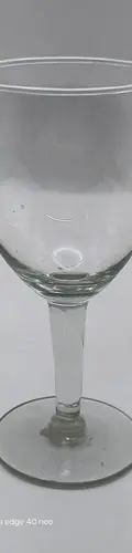 Copa Para Vino/agua De Cristal Liso Vintage 150ml Transparente — Decoración vintage (foto 4)