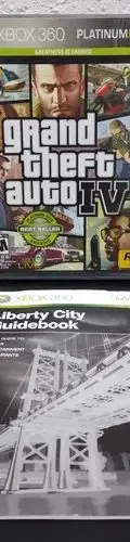 Grand Theft Auto 4 Xbox 360 Solo Caja Y Manual Original — Gaming vintage, años NOW