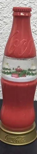 Botella Coca Cola Snowbottle Santa Claus Árboles Navideños — Coleccionables vintage, años 90s (foto 2)