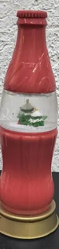 Botella Coca Cola Snowbottle Santa Claus Árboles Navideños — Coleccionables vintage, años 90s (foto 3)