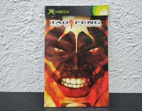 Tao Feng Fist Of The Lotus Para Xbox Clasico Solo Manual