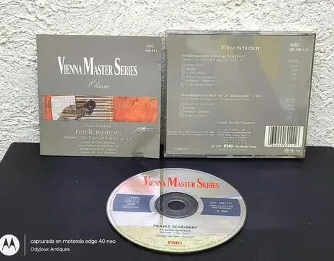Cd Vienna Master Series Forellenquintett Franz Schubert 1988