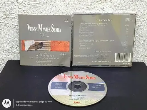 Cd Vienna Master Series Forellenquintett Franz Schubert 1988 — Audio vintage, años 80s