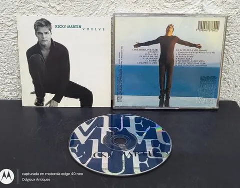 Cd Ricky Martin - Vuelve Sony Music 1998 México Original Estándar