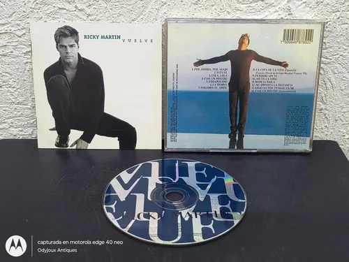 Cd Ricky Martin - Vuelve Sony Music 1998 México Original Estándar — Audio vintage, años 90s