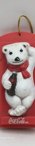 Tapa Vagón Del Tren Coca Cola 1998 Oso Rojo Original — Coleccionables vintage, años 90s (foto 2)