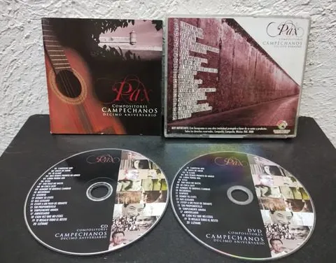 Cd - Dvd Pax Compositores Campechanos 10mo Aniv 2008 2-pack Cd/dvd