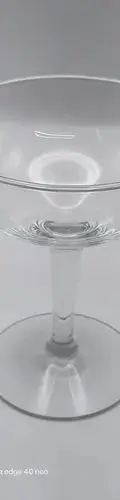 Copa De Champagne Y Vino Vintage De Cristal Facetado Retro — Decoración vintage