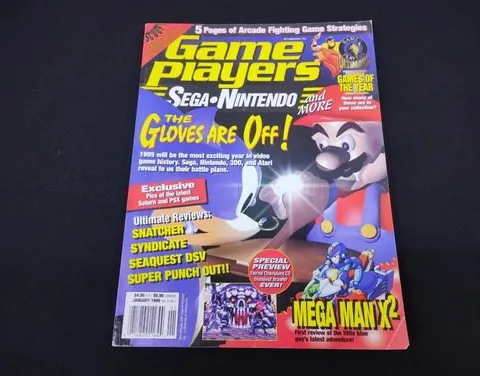 Revista Game Players Magazine Vol 8 Ed. 1 Enero 1995 Sega
