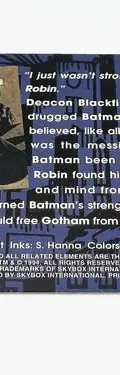 Tarjeta Batman: Saga The Dark Night #33 Skybox Dc 1994 — Coleccionables vintage, años 90s (foto 4)