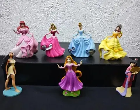 Set Princesas Disney De Coleccion 7-pack Vintage Original