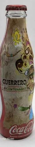 Botella Coca Cola Bicentenario 4 Guerrero Año 2010 Sellada Botella Coca Cola Bicentenario 4 De 32 Guerrero Año 2010 Sellada De Colección — Coleccionables vintage, años NOW (foto 7)