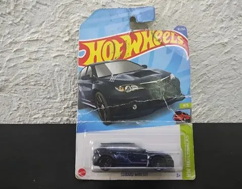 Hotweels - Subaru Wrx Sti En Blister Original Azul Oscuro