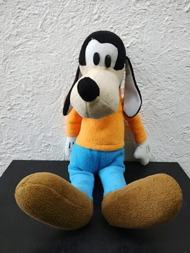 Peluche Goofy Tribilin Walt Disney  Clasico Vintage 34cm Naranja — Coleccionables vintage, años 90s