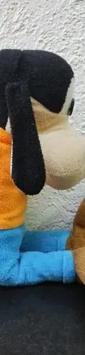 Peluche Goofy Tribilin Walt Disney  Clasico Vintage 34cm Naranja — Coleccionables vintage, años 90s (foto 4)