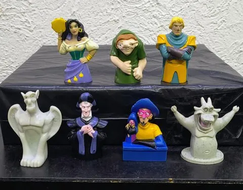 Figuras El Jorobado De Notre Dame Bimbo Disney 7-pzas