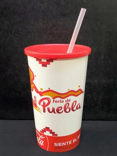 Coca Cola Feria De Puebla Vaso Plástico De Colección