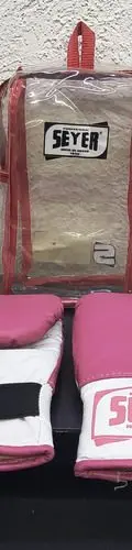 Guantes Para Box Seyer Principiante Chico Rosa Usados Chico Rosa — vintage México (foto 2)