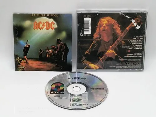 Cd Ac Dc Let There Be Rock 1977 Warner Music Made Alemania Edición Limitada — Audio vintage, años 70s