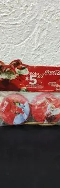Colguijes Navideños Fichas Coca Cola Navidad 6pz Repetidos — Coleccionables vintage (foto 2)