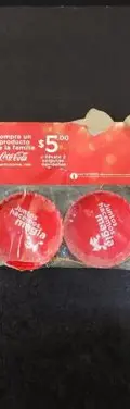 Colguijes Navideños Fichas Coca Cola Navidad 6pz Repetidos — Coleccionables vintage (foto 4)