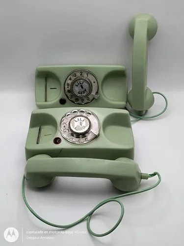 Teléfonos De Juguete Lili Ledy Vintage 80's De Colección Verde Claro — Coleccionables vintage, años 80s