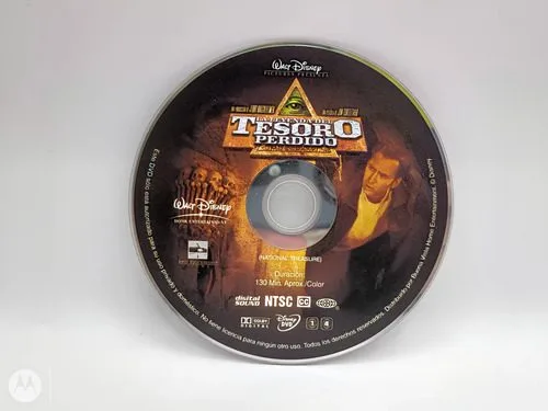 Dvd La Leyenda Del Tesoro Perdido Disney Solo Disco Original — Video vintage, años NOW