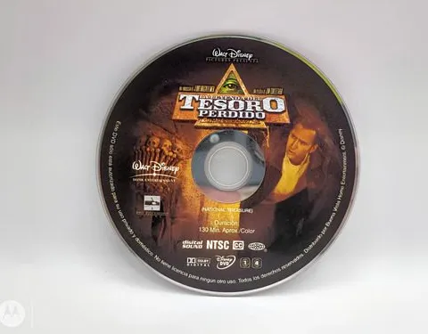 Dvd La Leyenda Del Tesoro Perdido Disney Solo Disco Original