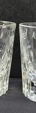 Set Vasos Whisky Cristal Con Letras Coffee Cafe Vintage 2pz Transparente — Coleccionables vintage (foto 6)