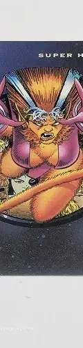 Tarjeta Super Heroes Feral #67 Impel Marvel 1992 Original — Coleccionables vintage, años 90s (foto 3)