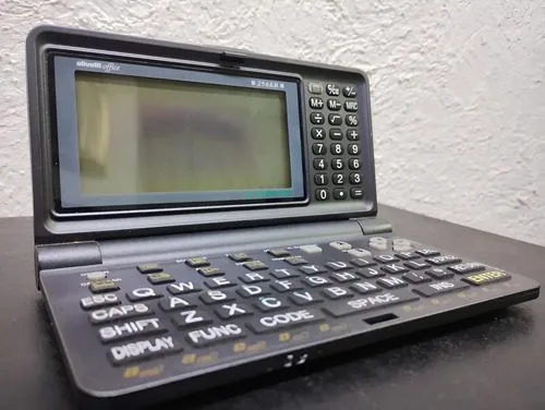 Agenda Electrónica Olivetti Office Dtr 256 Plus No Funciona Negro Agenda Electrónica Olivetti Office Dtr 256 Plus No Funciona 0 — Tech vintage, años 80s