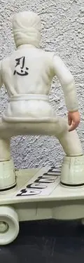 Figura Ninja Con Patineta Hip Yick International 1988 Vintag — Coleccionables vintage, años 80s (foto 5)