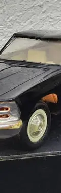 Carro Ford Mustang 2+2 Plastimarx Vintage Años 70's Funciona Negro Carro Ford Mustang 2+2 Plastimarx Vintage Años 70's — Decoración vintage, años 70s (foto 2)