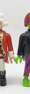 Lote Figuras Playmobil Retro Soldado Ingles Y Zombie 2pz — Coleccionables vintage (foto 2)