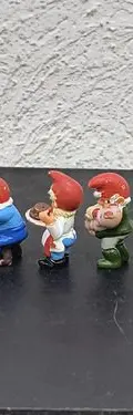 Lote Figuras Enanitos Navideños Ferrero 1992 Kinder Sorp 8pz — Coleccionables vintage, años 90s (foto 2)