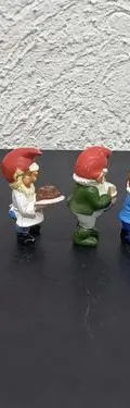 Lote Figuras Enanitos Navideños Ferrero 1992 Kinder Sorp 8pz — Coleccionables vintage, años 90s (foto 3)
