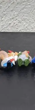 Lote Figuras Enanitos Navideños Ferrero 1992 Kinder Sorp 8pz — Coleccionables vintage, años 90s (foto 5)