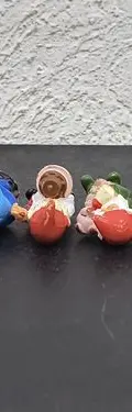 Lote Figuras Enanitos Navideños Ferrero 1992 Kinder Sorp 8pz — Coleccionables vintage, años 90s (foto 6)