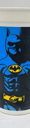 Pepsi Vaso Vintage Batman Azul Retro 80's Dc Comics Original Pepsi Vaso Batman Azul — Coleccionables vintage, años 80s