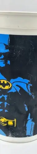 Pepsi Vaso Vintage Batman Azul Retro 80's Dc Comics Original Pepsi Vaso Batman Azul — Coleccionables vintage, años 80s (foto 4)