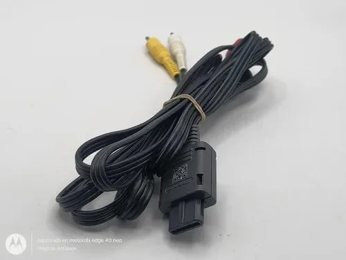 Cable Av Audio Video Rca Para Snes Original No Sirve Reparar — Gaming vintage, años 90s