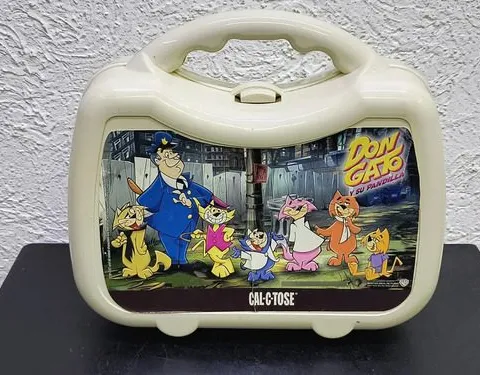 Lonchera Don Gato Y Su Pandilla Cal-c-tose 2010 Hanna Barber Beige Lonchera Don Gato Y Su Pandilla Cal-c-tose Año 2010 Hanna Barbera