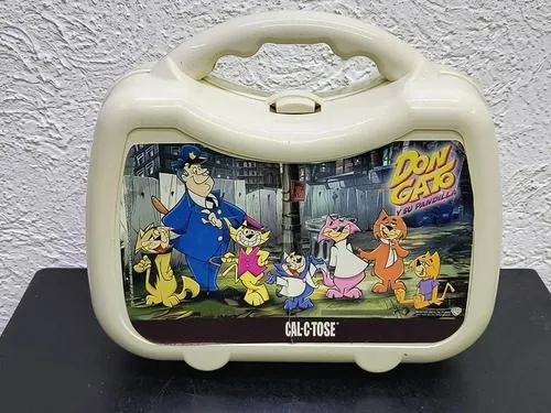 Lonchera Don Gato Y Su Pandilla Cal-c-tose 2010 Hanna Barber Beige Lonchera Don Gato Y Su Pandilla Cal-c-tose Año 2010 Hanna Barbera — Coleccionables vintage, años NOW