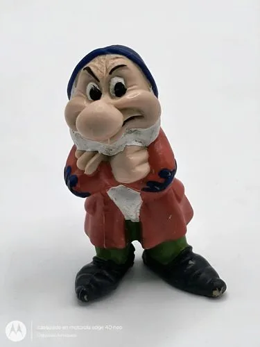 Figura Grumpy Gruñón Blanca Nieves Disney Comics Spain 80's — Coleccionables vintage, años 80s