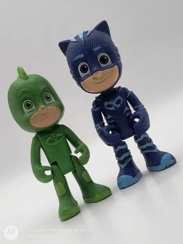 Figuras Pj Masks Gecko Y Catboy Just Play De Colección 9cm — Coleccionables vintage, años NOW