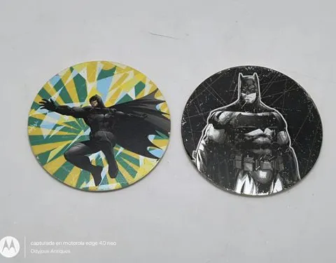 Tazos Batman Vs Superman Año 2016 #9 #125 Dc Comics 2pz