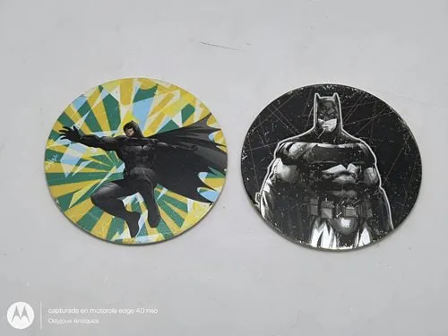 Tazos Batman Vs Superman Año 2016 #9 #125 Dc Comics 2pz — Coleccionables vintage, años NOW