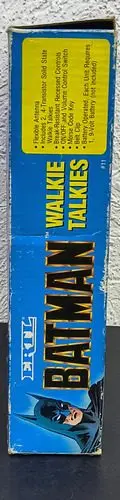 Batman Walkie Talkies Ertl 4 Transistor En Caja 1989 Vintage Negro — Coleccionables vintage, años 80s (foto 4)